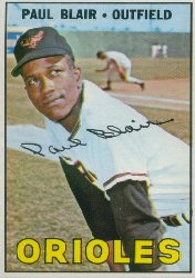 1967 Topps Baseball Cards      319     Paul Blair